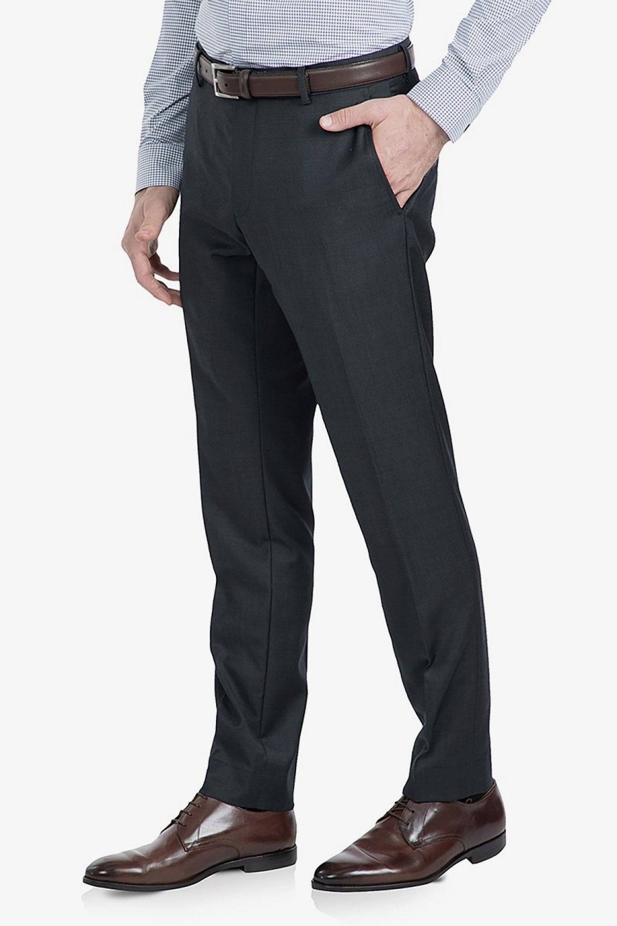 Suits Gibson Suit Trousers | Gibson | Caper Suit Trouser Charcoal