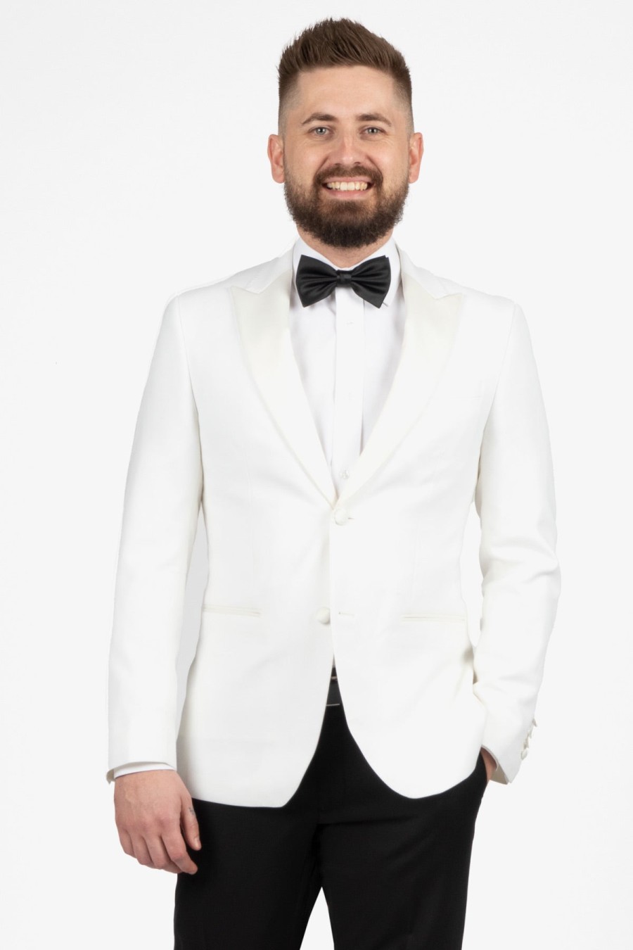 Suits Gibson Black Tie | Gibson | Quantum Dinner Jacket Lapel White