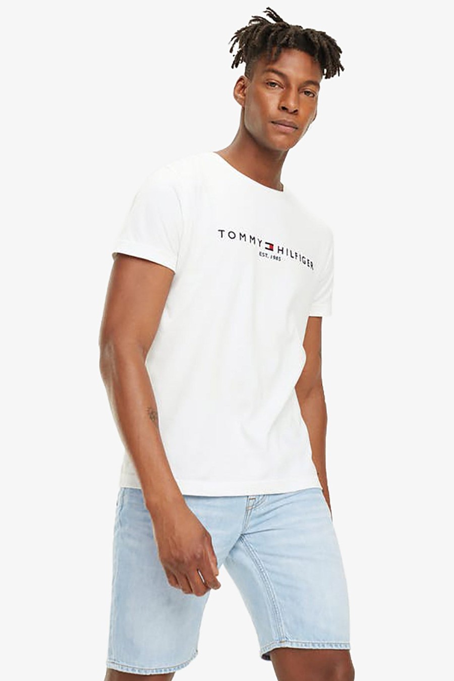 Clothing TOMMY HILFIGER T-Shirts | Tommy Hilfiger | Logo Tee White