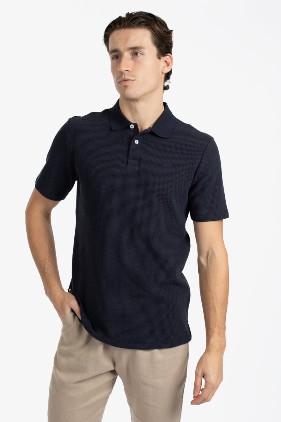 Clothing James Harper Polos | James Harper | Waffle Polo