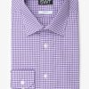 Clothing Boston Tall Fitting Shirts | Boston | Liberty Extra Long Sleeve Business Shirt Purple