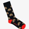 Shoes & Accessories Lafitte Socks | Lafitte | Socks Echidna Black