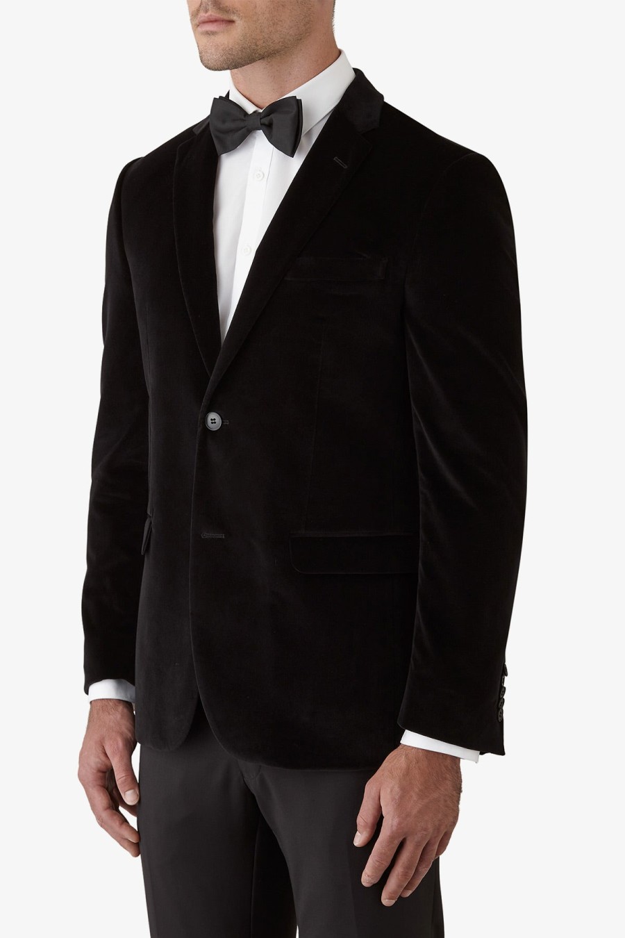 Suits Gibson Suit Jackets | Gibson | Barlow Velvet Jacket Black