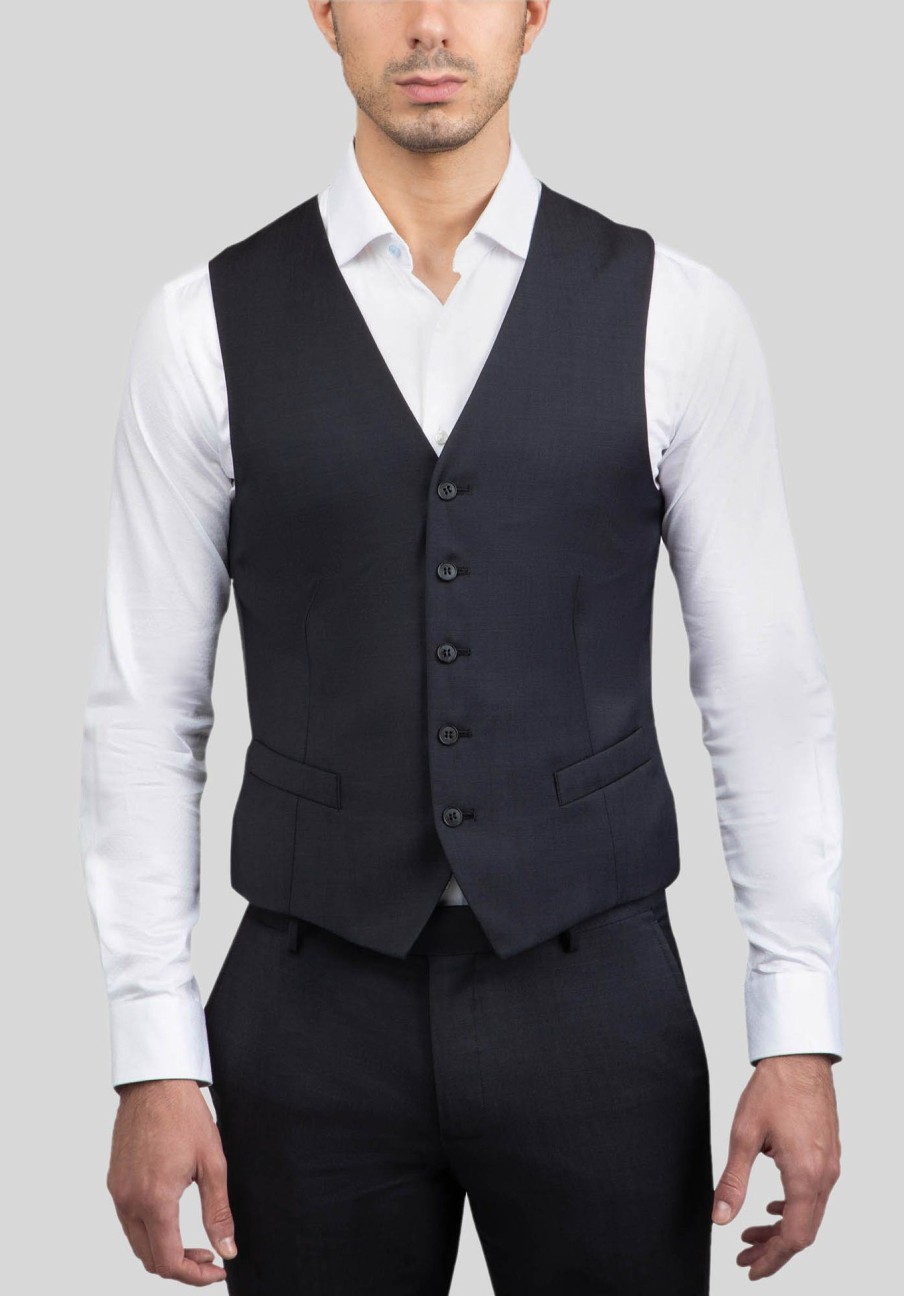 Suits Gibson Waistcoats | Gibson | Mighty Vest Charcoal