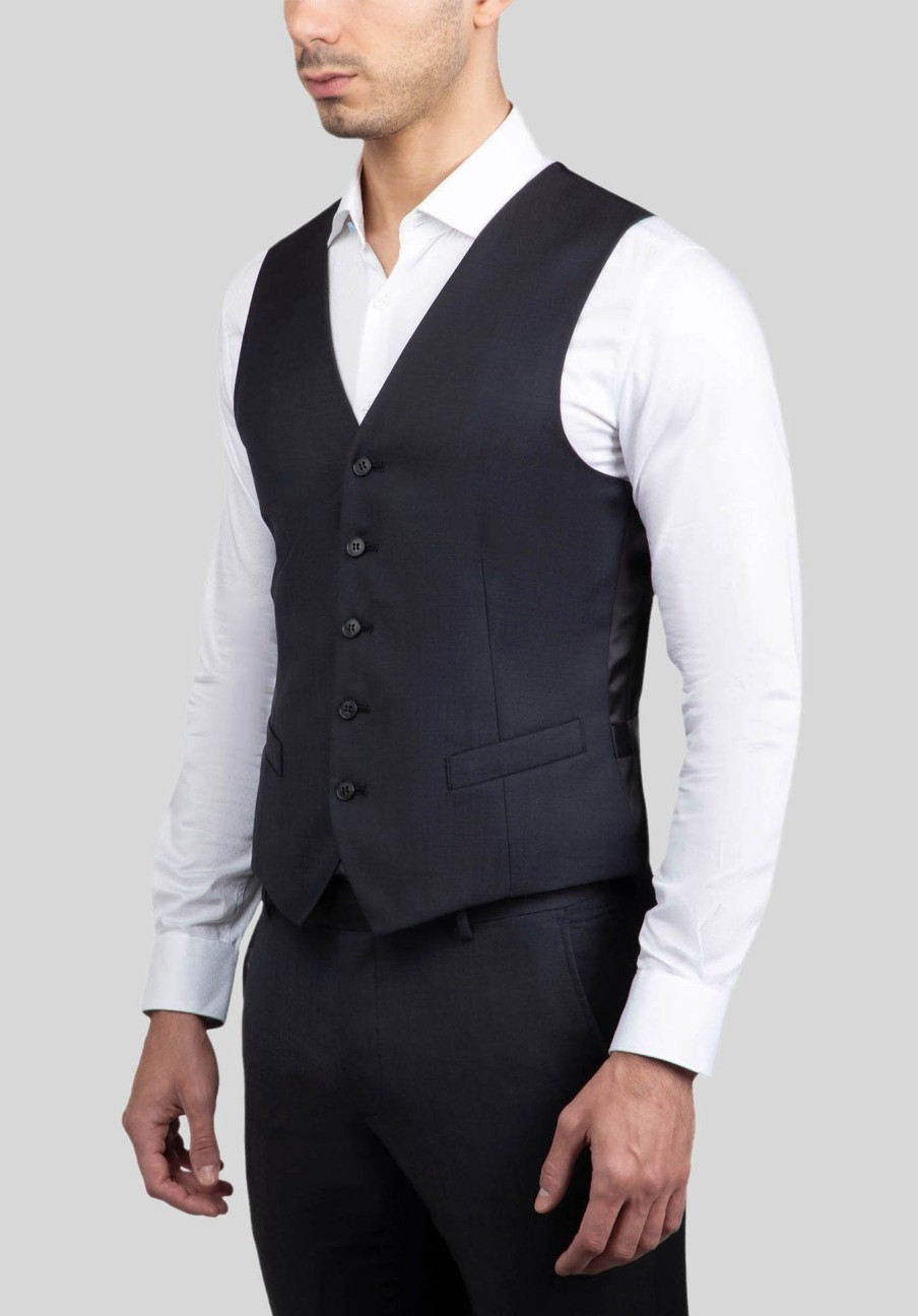 Suits Gibson Waistcoats | Gibson | Mighty Vest Charcoal