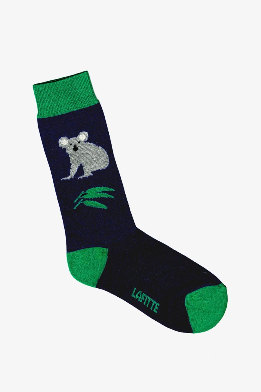 Shoes & Accessories Lafitte Socks | Lafitte | Socks Australian Koala Navy Blue