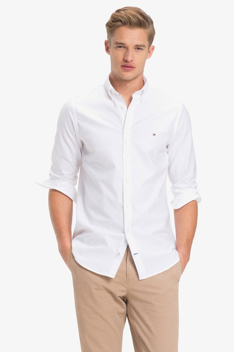 Clothing Tommy Hilfiger Casual Shirts | Tommy Hilfiger | Stretch Slim Oxford Shirt