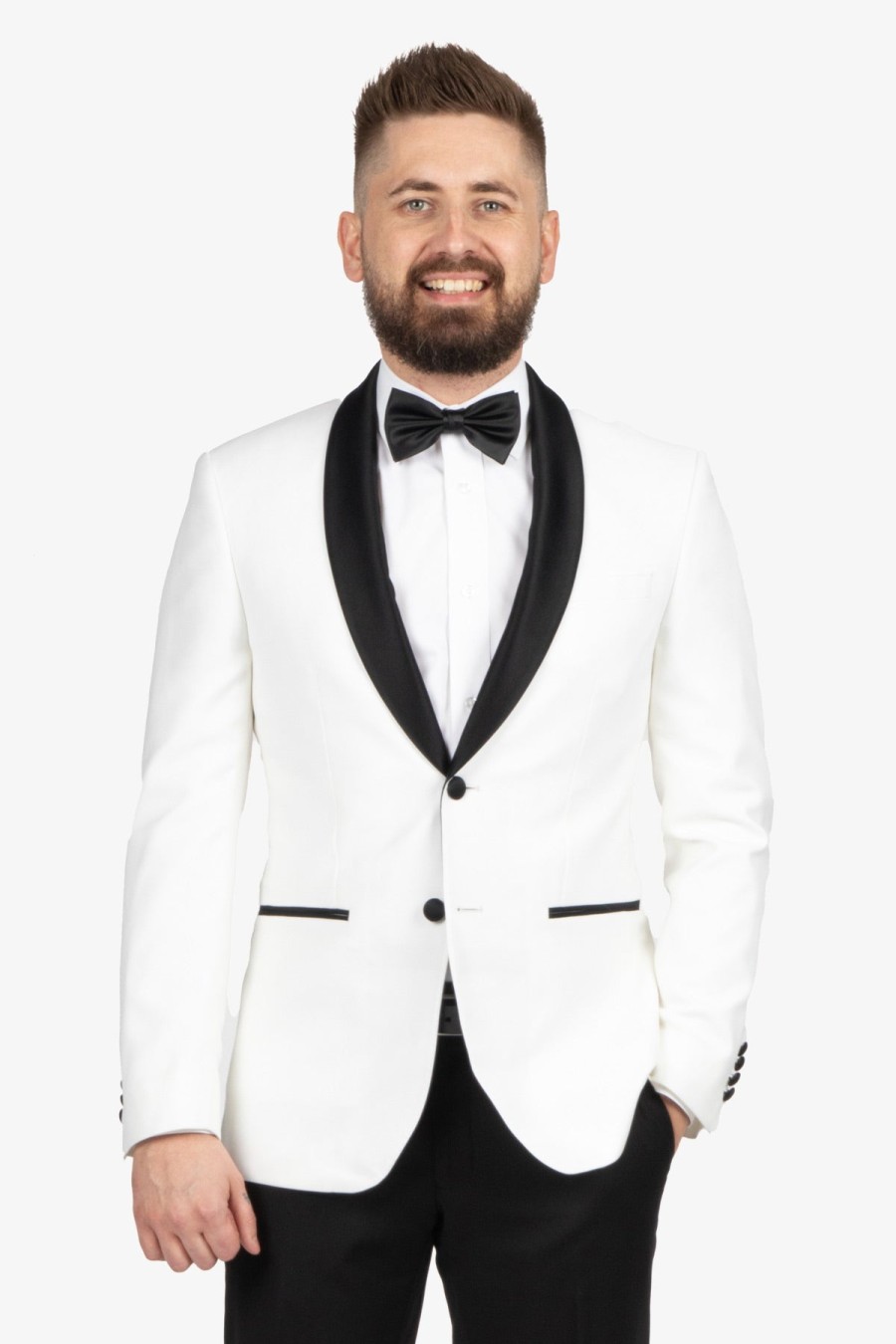 Suits Gibson Black Tie | Gibson | Spectre Dinner Jacket Black Lapel White