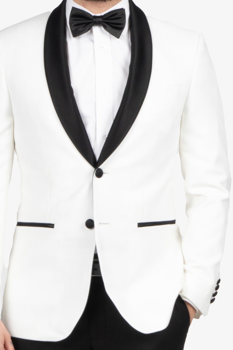 Suits Gibson Black Tie | Gibson | Spectre Dinner Jacket Black Lapel White