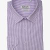 Clothing Boston Dress Shirts | Boston | Liberty Extra Long Sleeve Business Shirt Purple