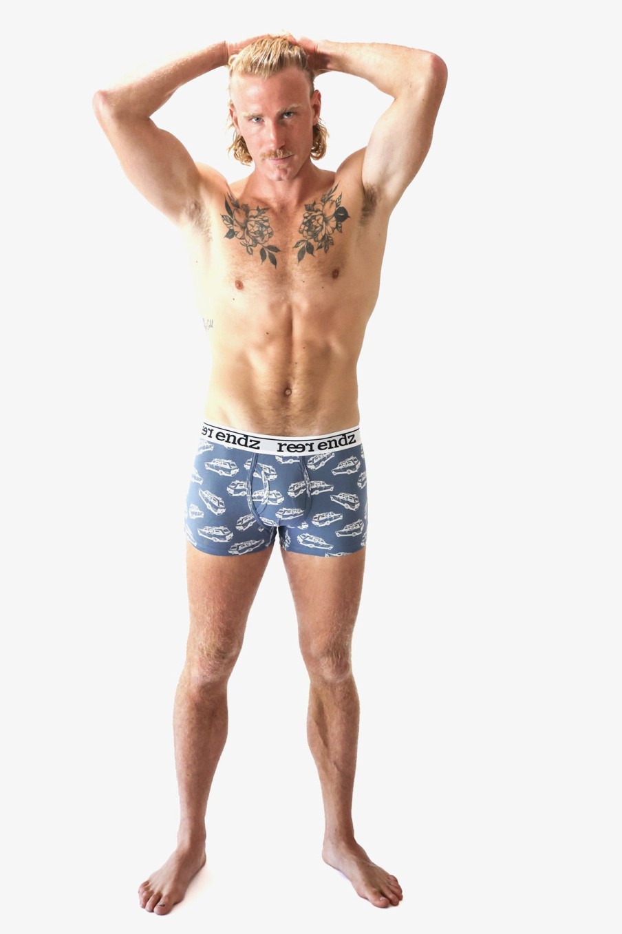 Shoes & Accessories Reer Endz Underwear | Reer Endz | Chasing Waves Trunk Blue