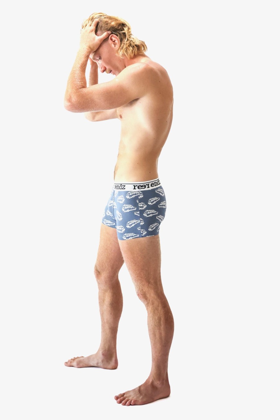 Shoes & Accessories Reer Endz Underwear | Reer Endz | Chasing Waves Trunk Blue