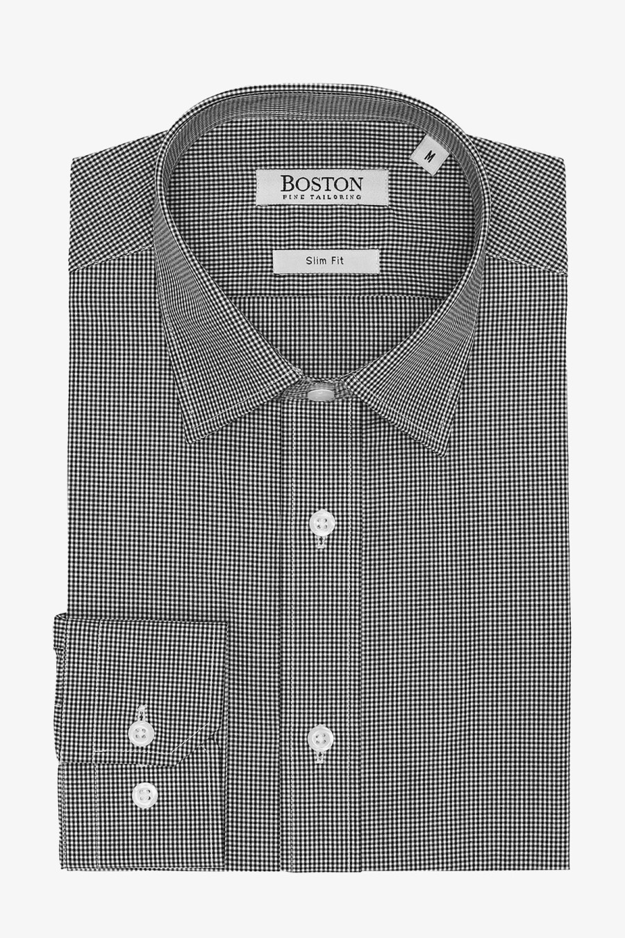 Clothing Boston Tall Fitting Shirts | Boston | Liberty Extra Long Sleeve Business Shirt Black