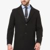 Clothing Boston Overcoats | Boston | Jones Overcoat Black