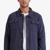 Clothing The Academy Brand Casual Jackets | The Academy Brand | Idaho Canvas Jacket Navy