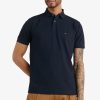 Clothing Tommy Hilfiger Polos | Tommy Hilfiger | 1985 Flex Organic Regular Polo Navy