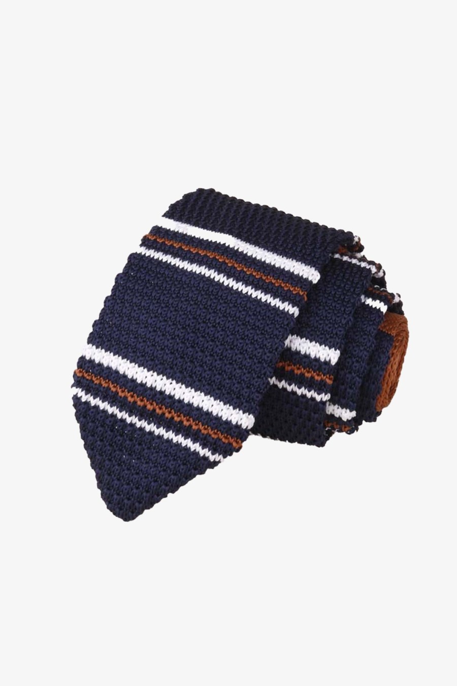 Shoes & Accessories Sunny Apparel Neck Ties | Sunny Apparel | Knitted Tie Navy