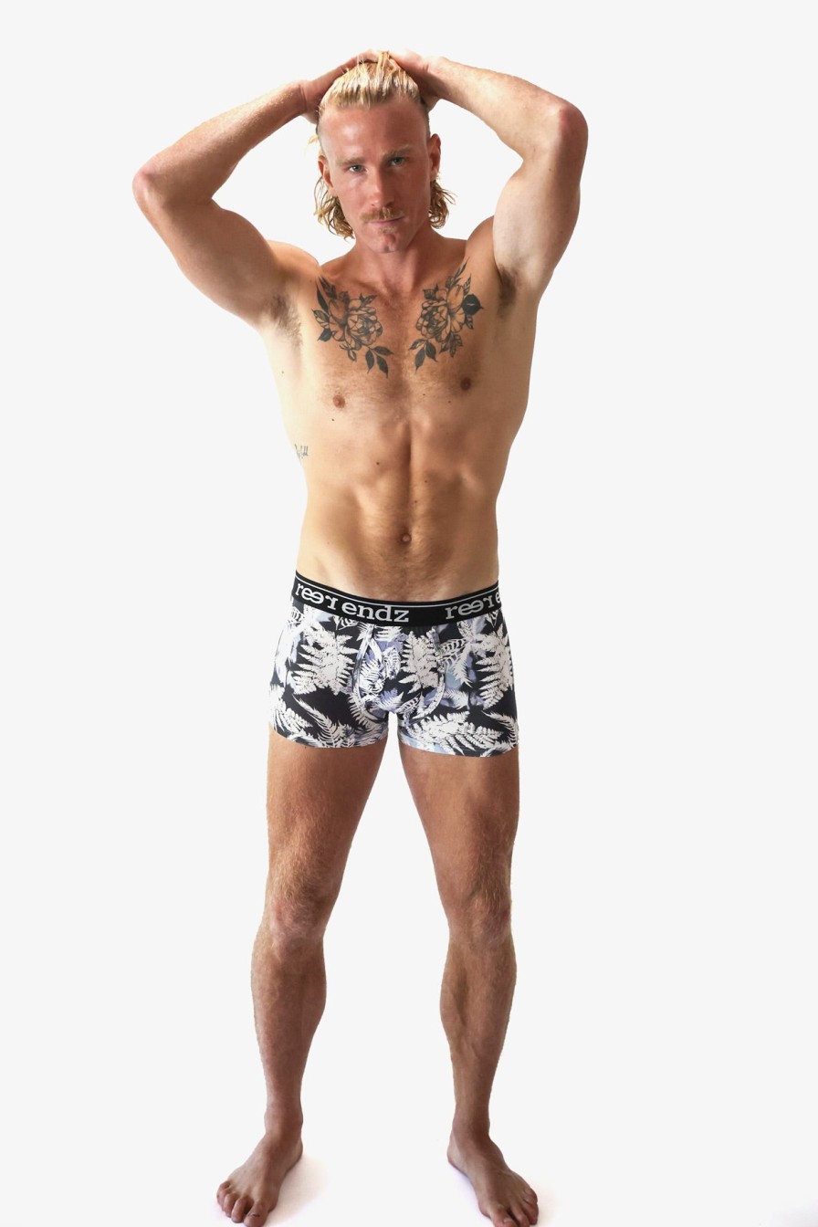 Shoes & Accessories Reer Endz Underwear | Reer Endz | Tropics Trunk Navy/White