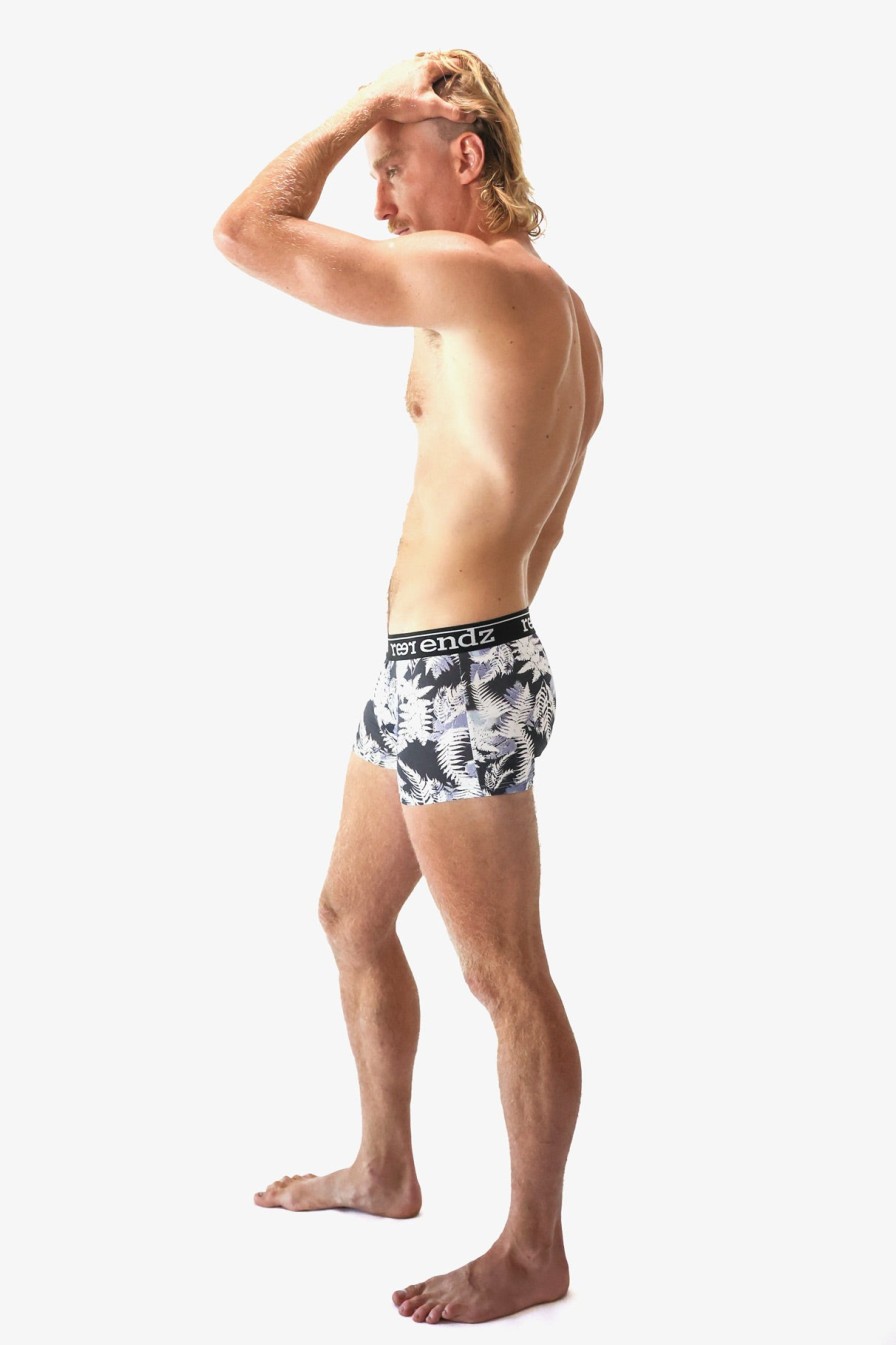 Shoes & Accessories Reer Endz Underwear | Reer Endz | Tropics Trunk Navy/White