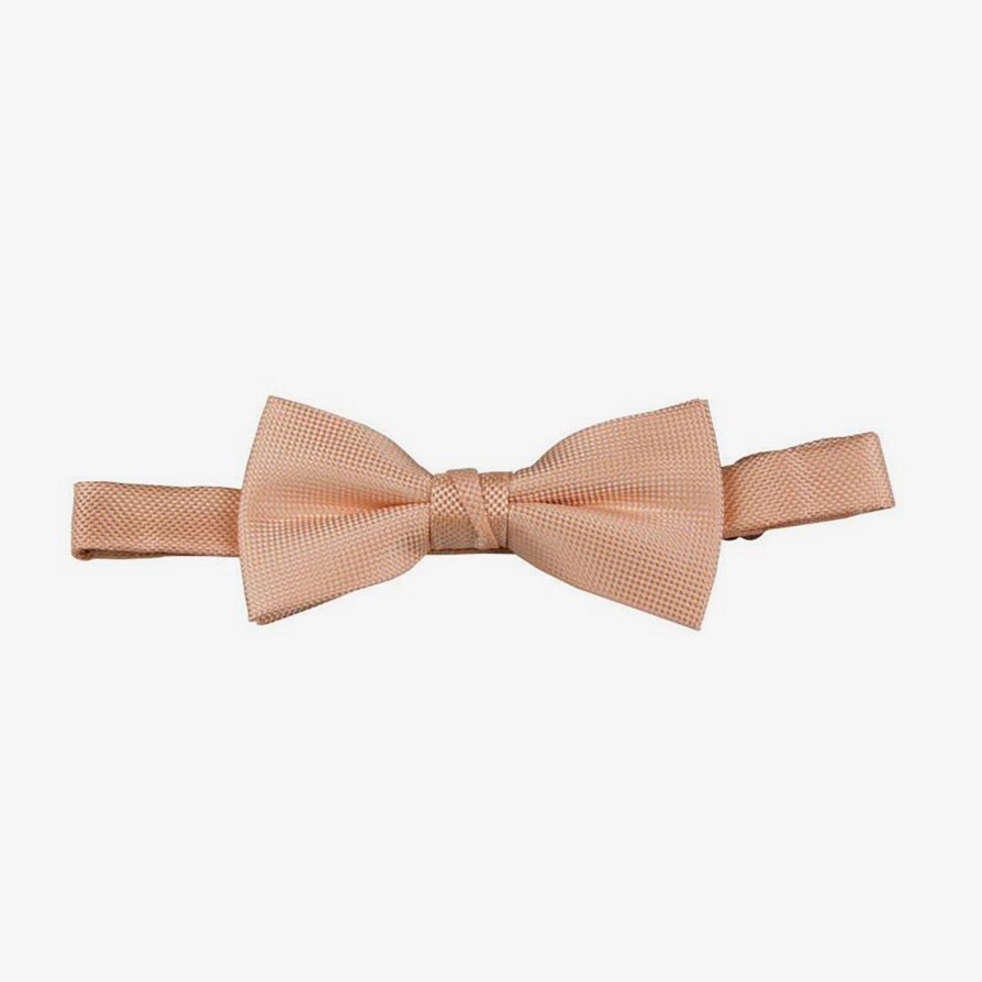 Shoes & Accessories Carlo Visconti Bow Ties | Carlo Visconti | Self Pattern Bow Tie Melon