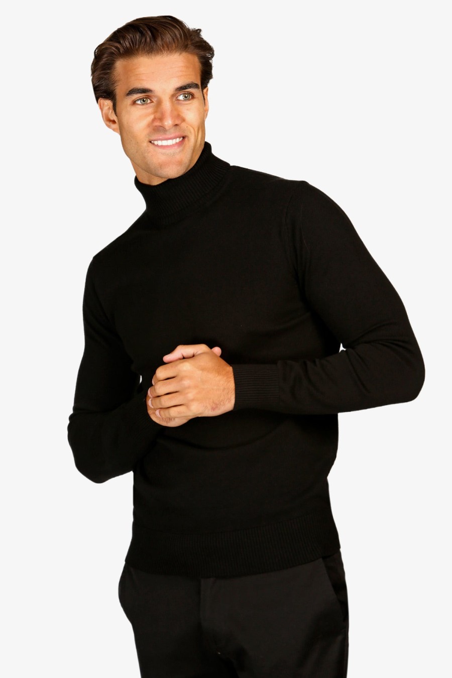 Clothing Brooksfield Knitwear | Brooksfield | Roll Neck Sweater