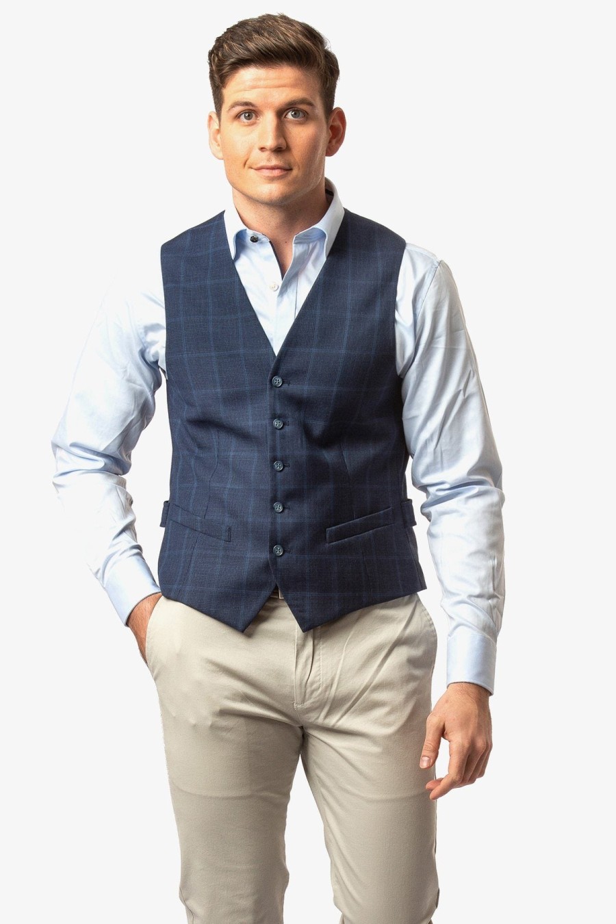 Suits Aquila Waistcoats | Aquila | Boom Waistcoat Navy