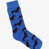 Shoes & Accessories Lafitte Socks | Lafitte | Socks Dachshund Blue