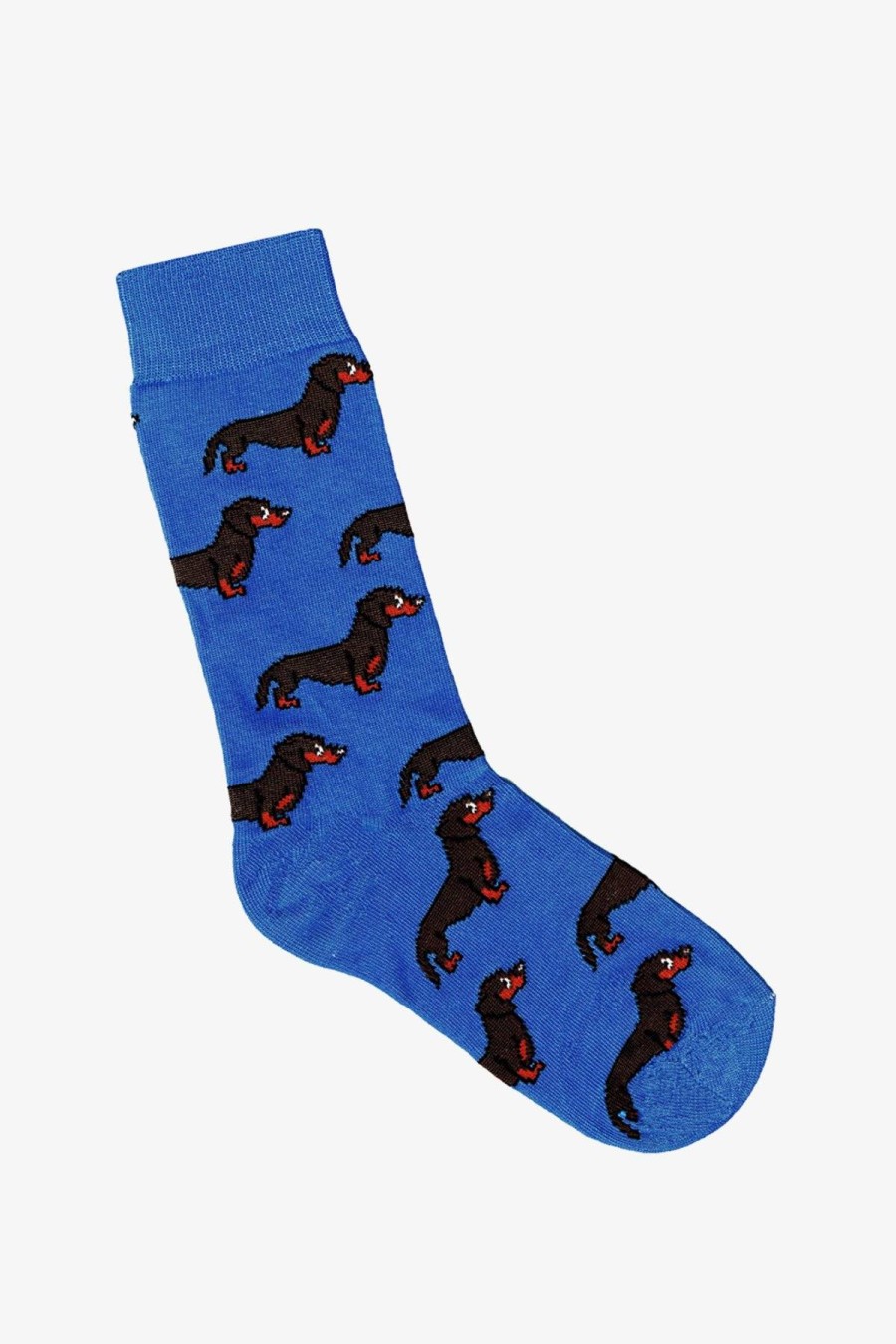 Shoes & Accessories Lafitte Socks | Lafitte | Socks Dachshund Blue