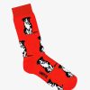 Shoes & Accessories Lafitte Socks | Lafitte | Socks Border Collies Red