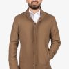 Clothing Daniel Hechter Overcoats | Daniel Hechter | Messina Overcoat Tan