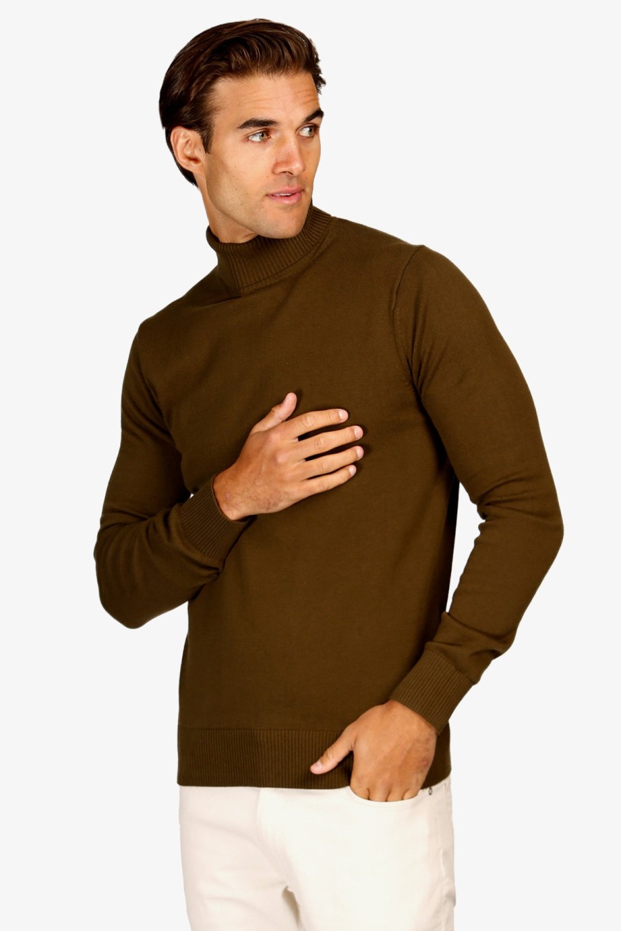 Clothing Brooksfield Knitwear | Brooksfield | Roll Neck Sweater