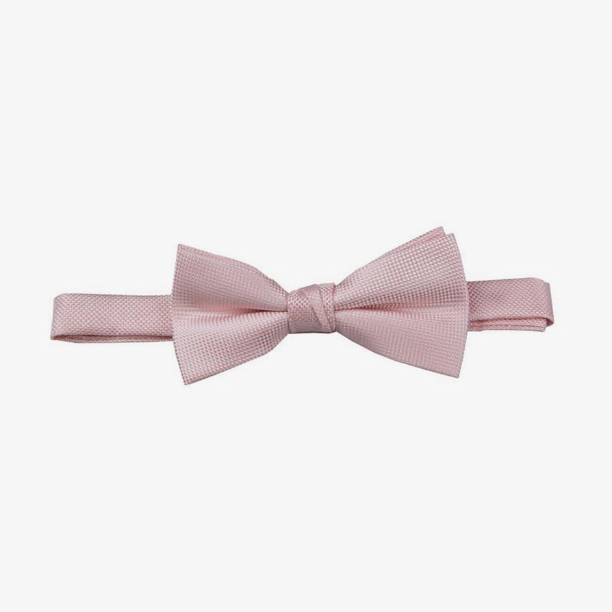 Shoes & Accessories Carlo Visconti Bow Ties | Carlo Visconti | Self Pattern Bow Tie Pink