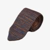 Shoes & Accessories Sunny Apparel Neck Ties | Sunny Apparel | Knitted Tie Brown