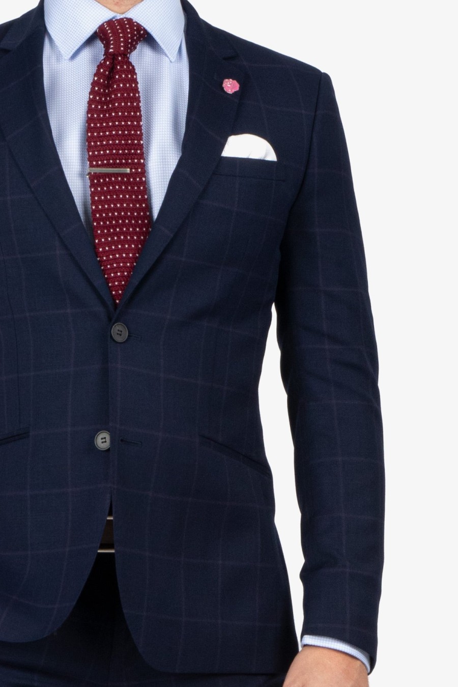 Suits Uberstone Suit Jackets | Uberstone | Window Check Jack Jacket Navy