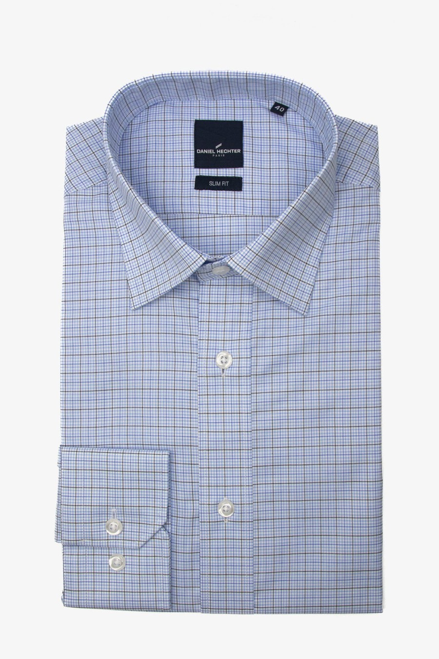 Clothing Daniel Hechter Dress Shirts | Daniel Hechter | Liberty Business Shirt Blue