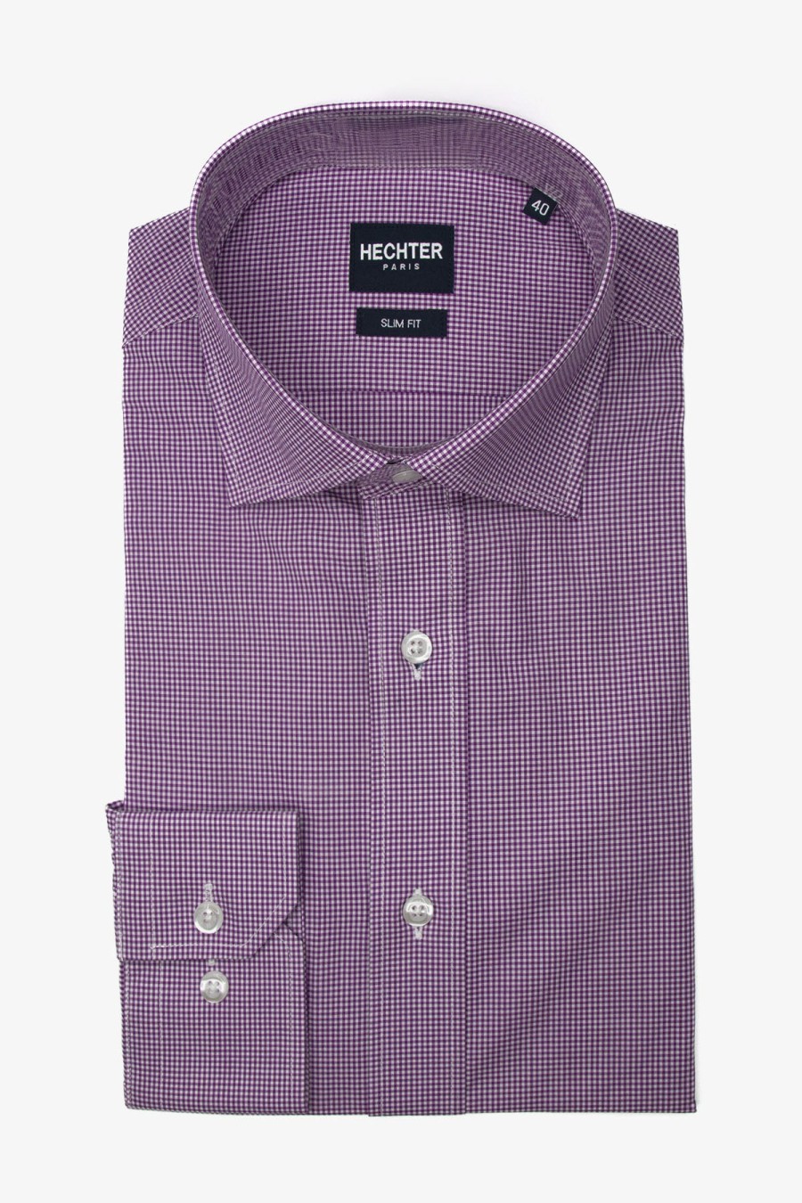 Clothing Daniel Hechter Dress Shirts | Daniel Hechter | Jacque Business Shirt Purple