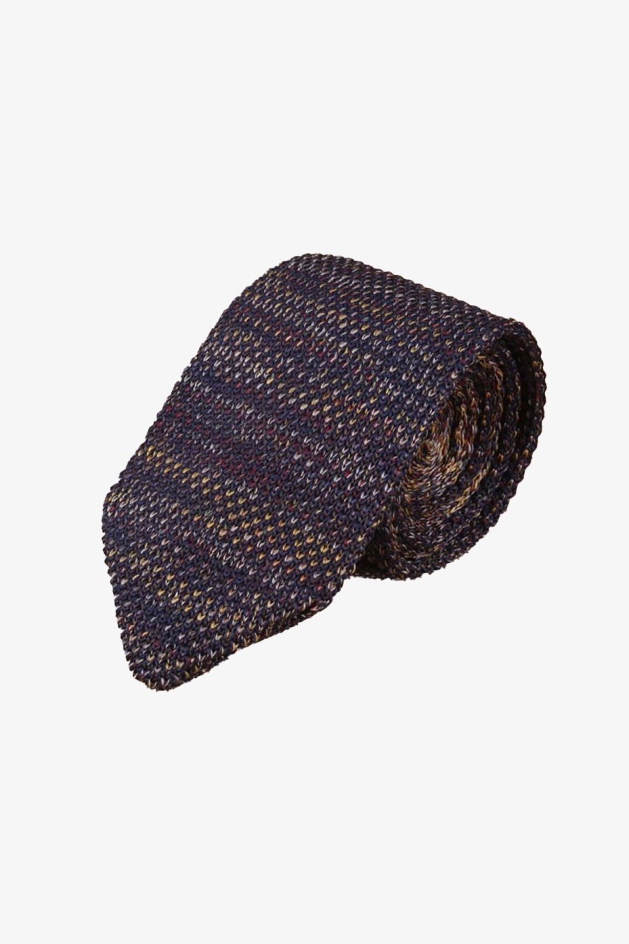 Shoes & Accessories Sunny Apparel Neck Ties | Sunny Apparel | Knitted Tie Brown