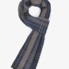 Shoes & Accessories Sunny Apparel Scarves & Gloves | Sunny Apparel | Pattern Scarf Navy Brown