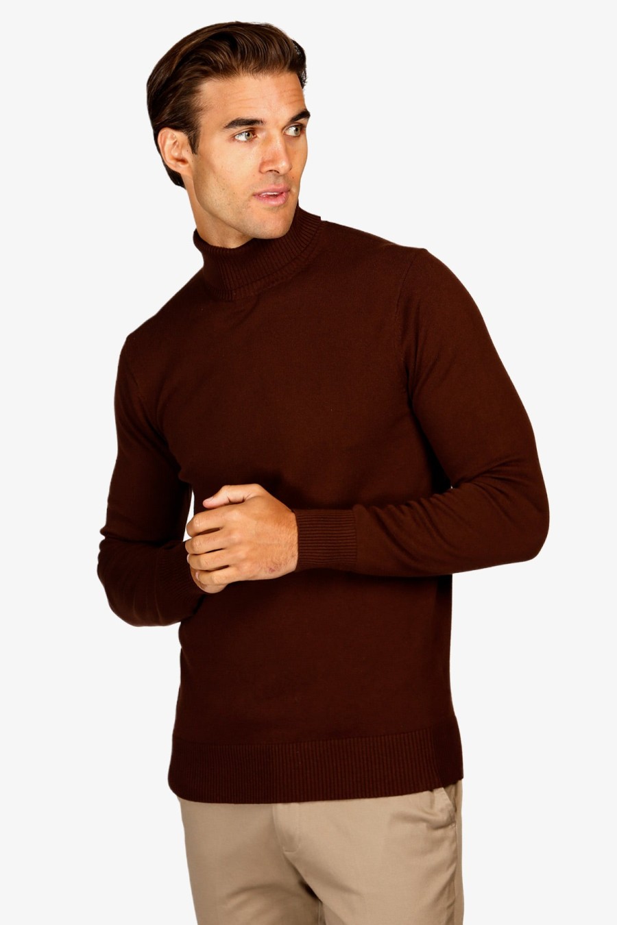 Clothing Brooksfield Knitwear | Brooksfield | Roll Neck Sweater