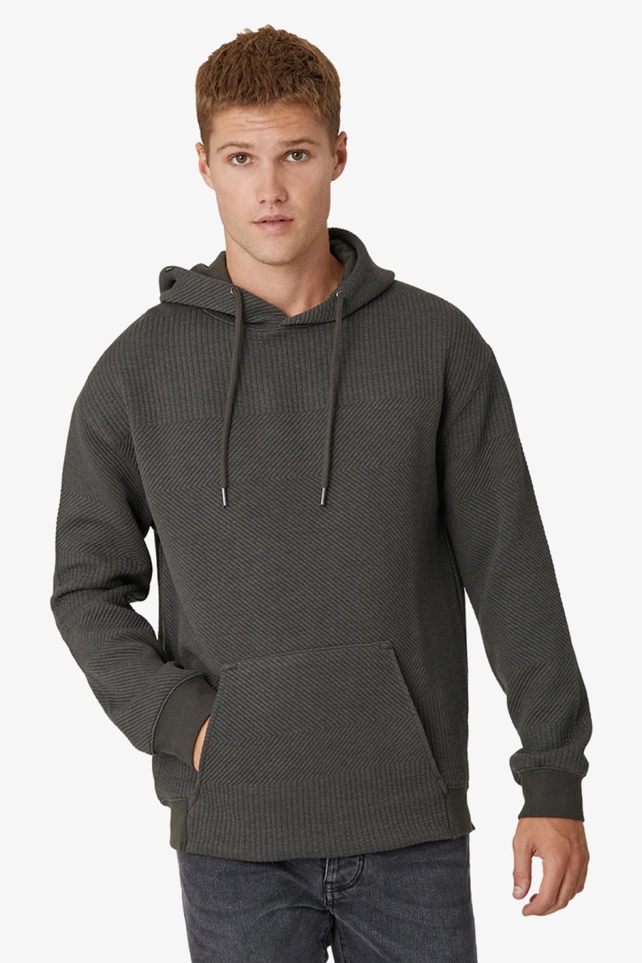 Clothing Industrie Hoodies | Industrie | The Robinson Hoodie Dark Khaki