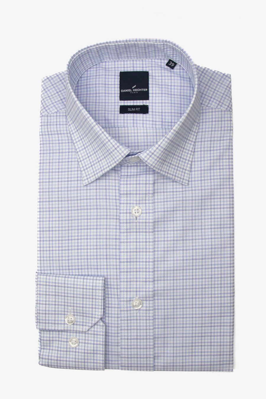 Clothing Daniel Hechter Dress Shirts | Daniel Hechter | Liberty Business Shirt Blue