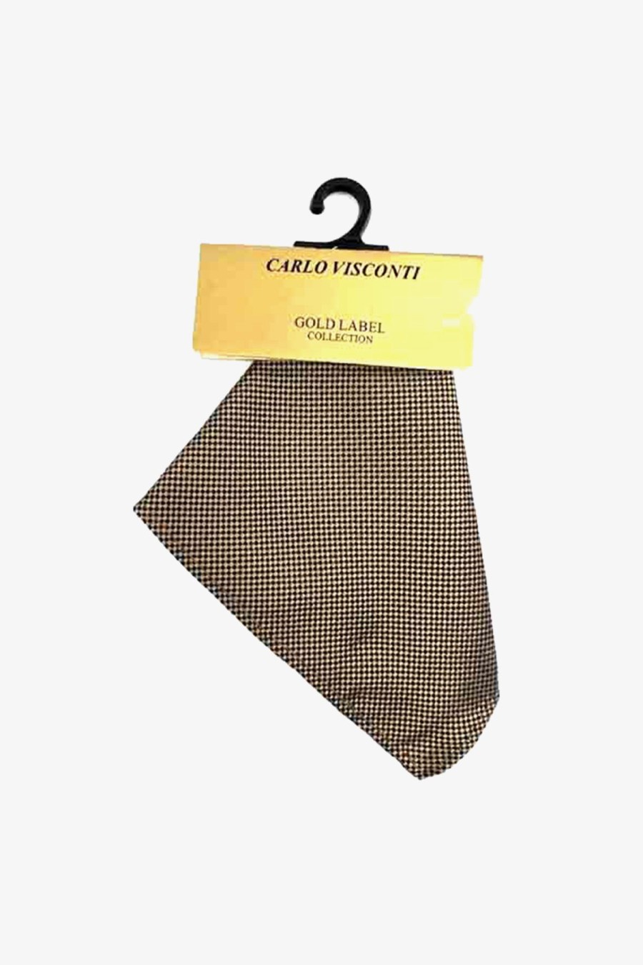 Shoes & Accessories Carlo Visconti Pocket Squares | Carlo Visconti | Self Pattern Pocket Square Cappuccino