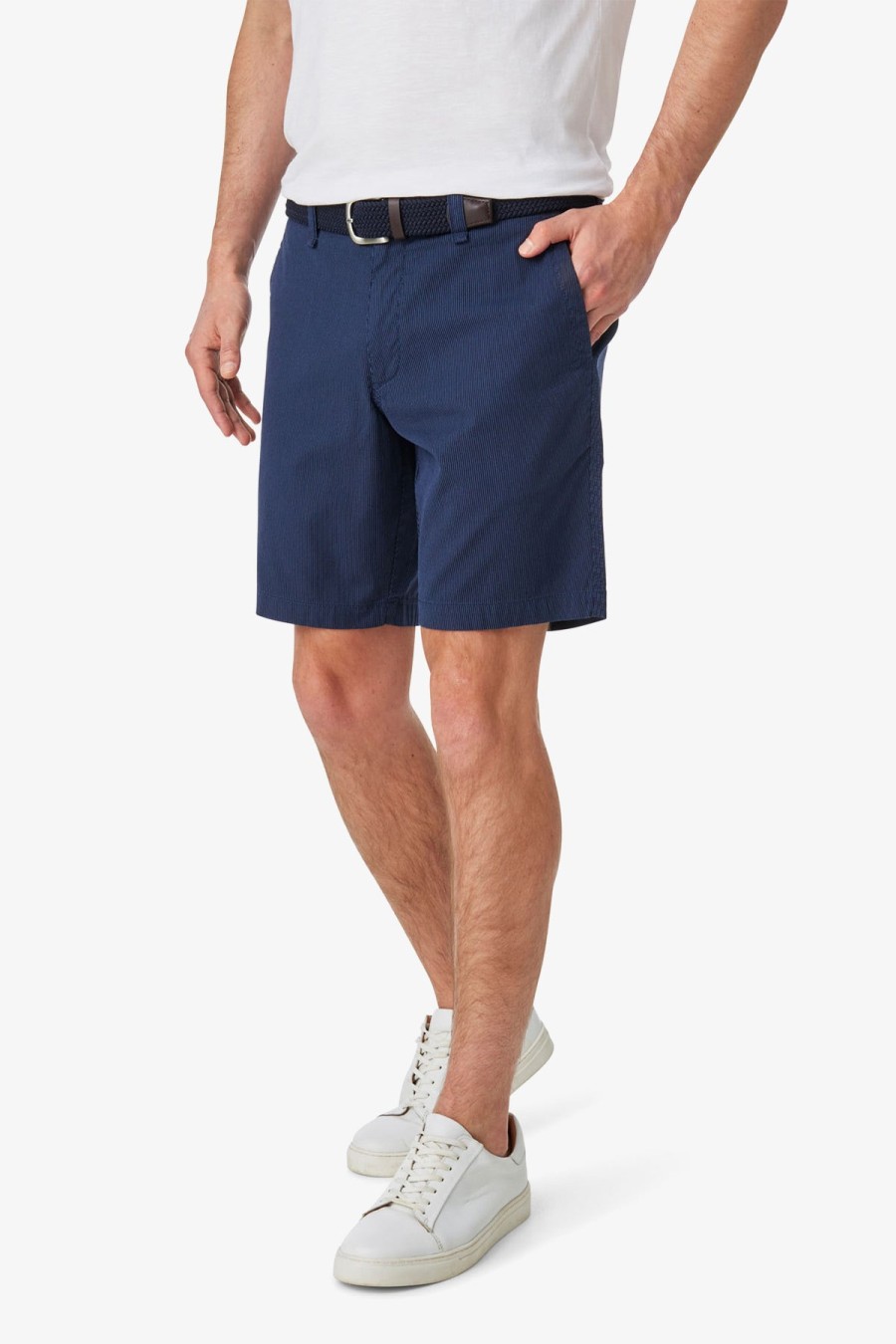 Clothing Blazer Shorts | Blazer | Leo Stripe Short Navy