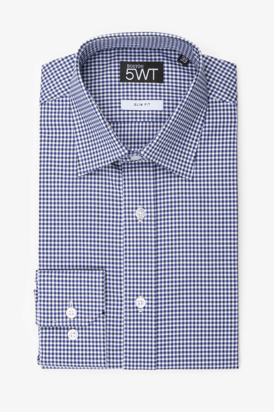 Clothing Boston Dress Shirts | Boston | Liberty Extra Long Sleeve Business Shirt Blue