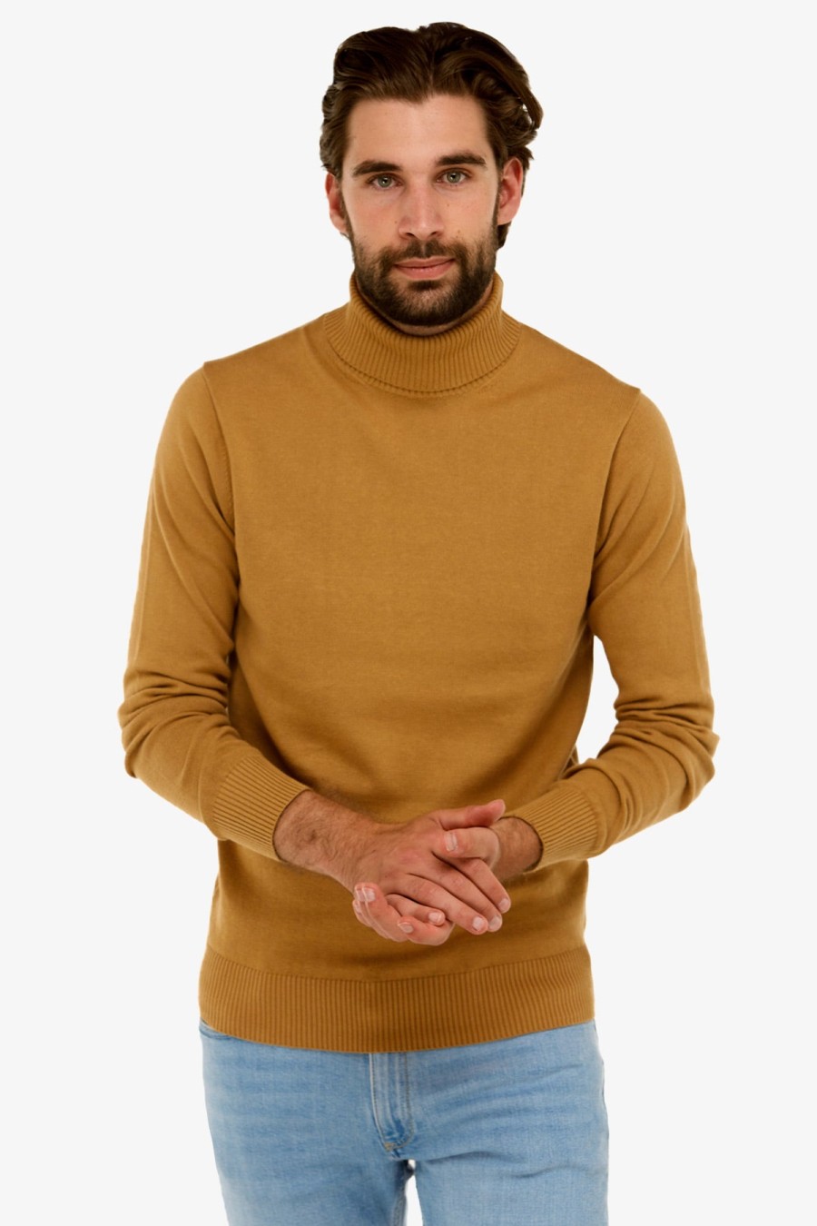 Clothing Brooksfield Knitwear | Brooksfield | Roll Neck Sweater