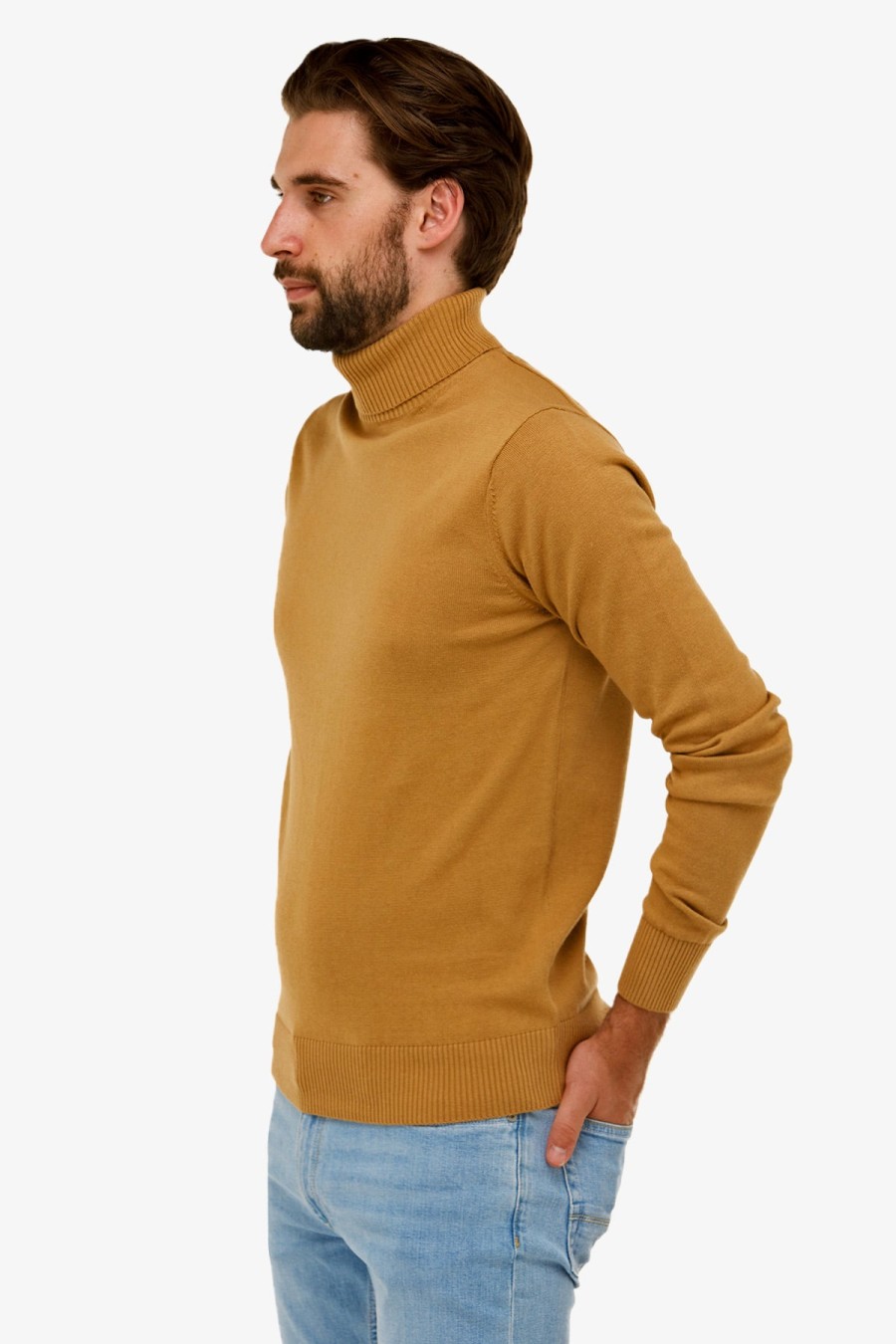 Clothing Brooksfield Knitwear | Brooksfield | Roll Neck Sweater