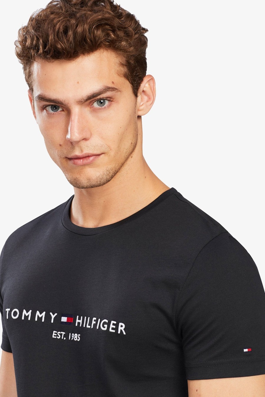 Clothing TOMMY HILFIGER T-Shirts | Tommy Hilfiger | Logo Tee Black