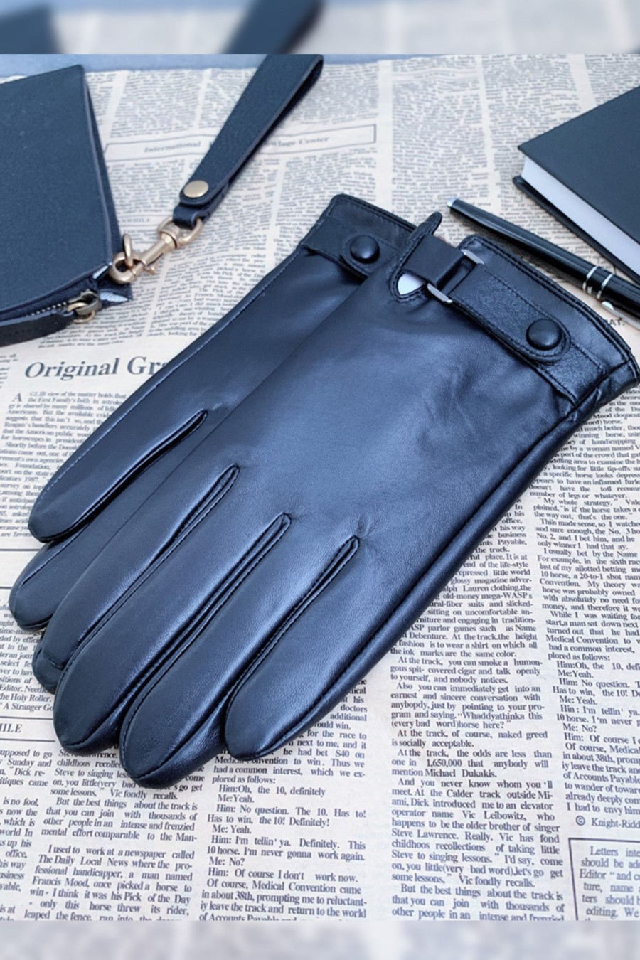 Shoes & Accessories Sunny Apparel Scarves & Gloves | Sunny Apparel | Leather Gloves