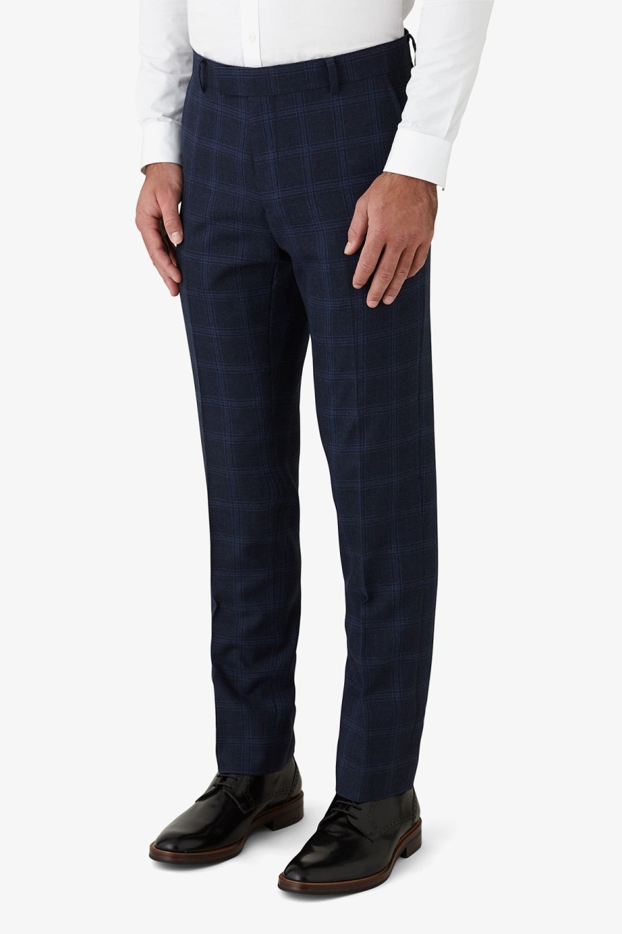 Clothing Gibson Trousers | Gibson | Check Caper Trouser Blue