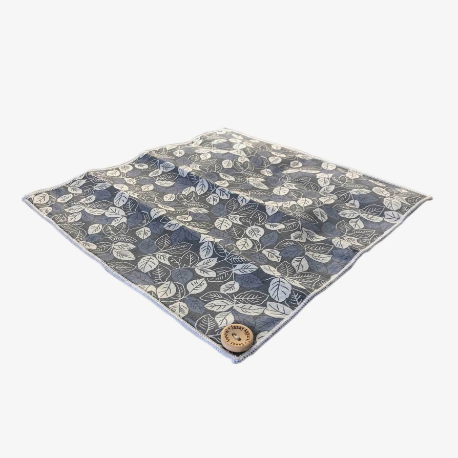 Shoes & Accessories Sunny Apparel Pocket Squares | Sunny Apparel | Bisbee Pocket Square Grey